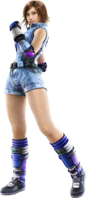 Asuka Langley Inspired Cosplay Pose PNG