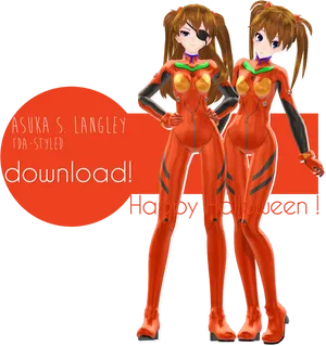 Asuka Langley T D A Styled Halloween