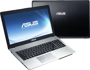 Asus Laptop Openand Closed View PNG image