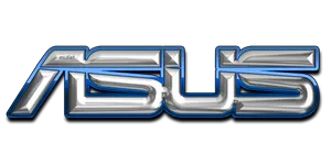 Asus Logo Metallic Design PNG image