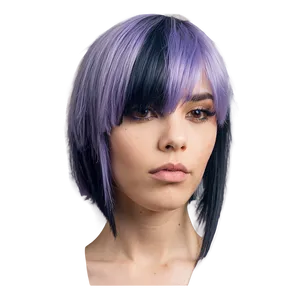 Asymmetrical Emo Haircut PNG Wga34 PNG