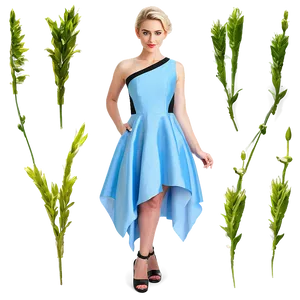 Asymmetrical Hem Dress PNG Psl