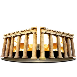 Athens Parthenon Icon PNG Kyj PNG