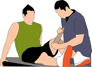 Athlete Injury Assessment Graphic PNG image