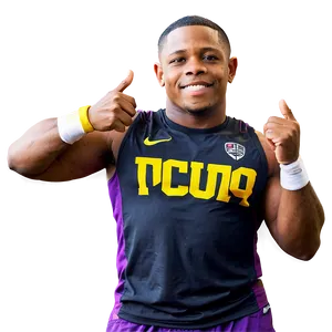 Athlete Thumbs Up T C U Uniform PNG