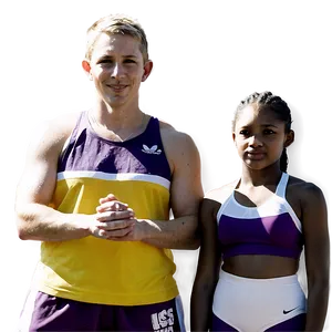 Athletes Standing Together PNG 06122024 PNG