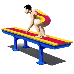 Athletic Diving Board Png Kxj44 PNG image