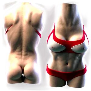 Athletic Female Torso Png 06282024 PNG image