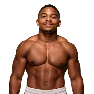 Athletic Man Portrait PNG