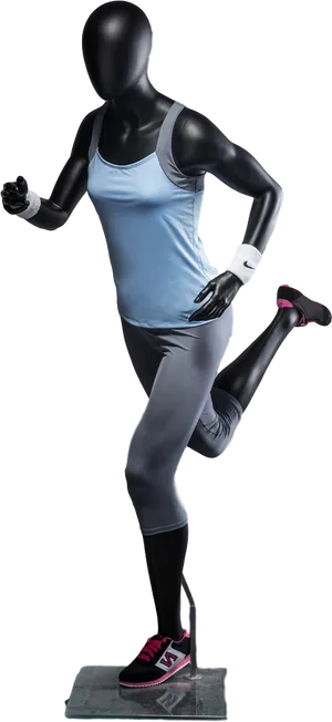Athletic Mannequin Running Pose