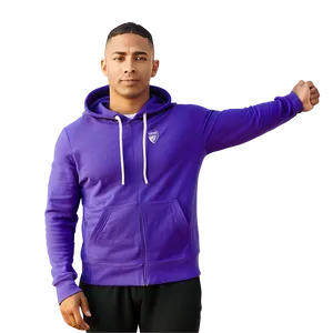 Athletic Purple Hoodie Artwork PNG 53