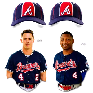 Atlanta Braves All-star Players PNG Sob PNG