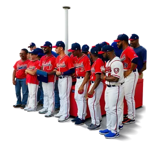 Atlanta Braves Autograph Session PNG Web
