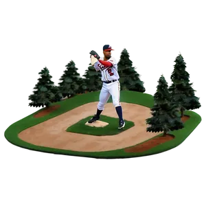 Atlanta Braves Pitching Mound PNG Eps35 PNG