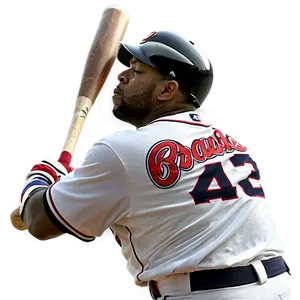 Atlanta Braves Player Batting PNG 05212024 PNG