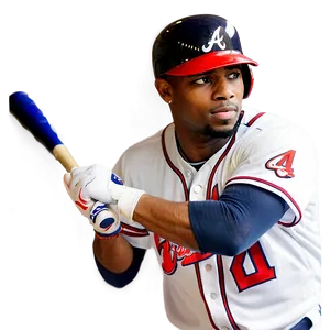 Atlanta Braves Player Batting Png 31 PNG image