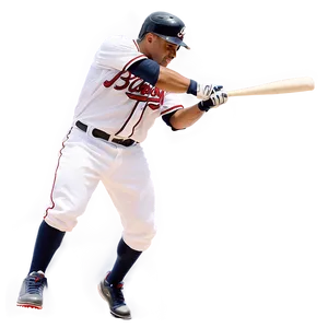 Atlanta Braves Player Batting Png Eni87 PNG image