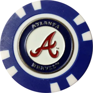 Atlanta Braves Poker Chip