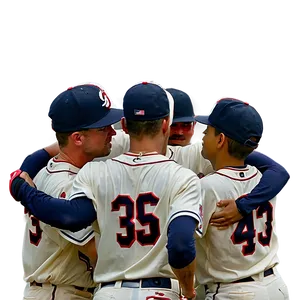 Atlanta Braves Team Huddle Png 05212024 PNG image