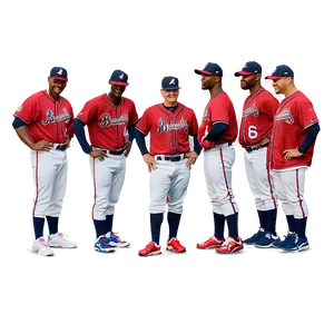 Atlanta Braves Team Meeting Png Cdn PNG image