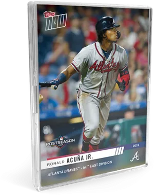 Atlanta Braves Topps Baseball Card PNG image