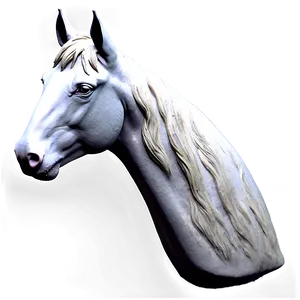 Atmospheric Horse Head Feature PNG 69