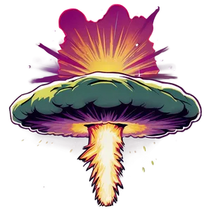 Atomic Bomb Mushroom Cloud Png 06122024 PNG image