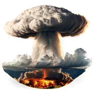 Atomic Bomb Mushroom Cloud Png Fpt PNG image