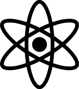 Atomic Symbol Graphic PNG image