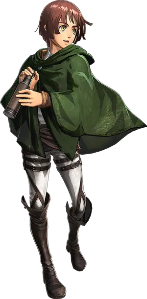 Attackon Titan Scout Regiment Member PNG image