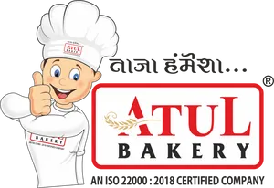 Atul Bakery Logowith Chef Mascot PNG