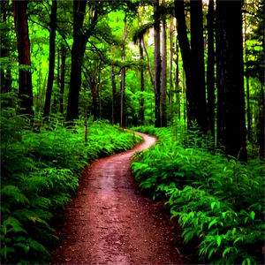 Auburn Forest Path PNG 69