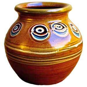 Auburn Glazed Pottery Png 1 PNG image