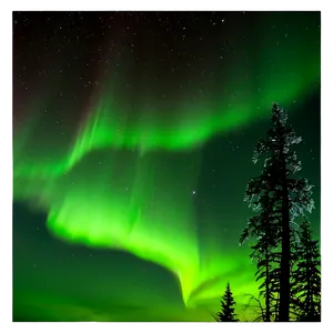 Aurora Borealis Landscape Png 06242024 PNG image