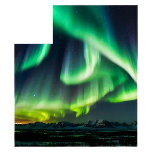 Aurora Borealis Night View Png 21 PNG image