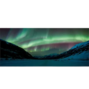 Aurora Borealis Night View PNG 29