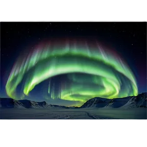 Aurora Borealis North Pole PNG 20