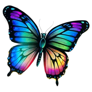 Aurora Glow Butterfly Png Bny52 PNG image