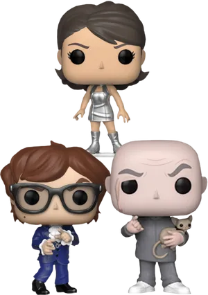 Austin Powers Funko Pop Collection PNG image