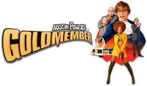Austin Powers Goldmember Movie Promo PNG image