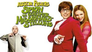 Austin Powers Movie Promo PNG image