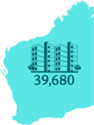 Australia Housing Statistic Map PNG