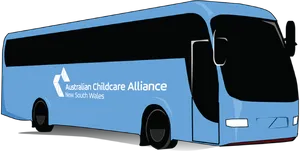 Australian Childcare Alliance Bus PNG image