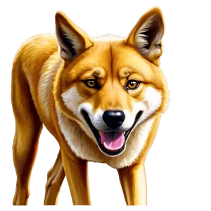 Australian Dingo Drawing PNG Oud84 PNG