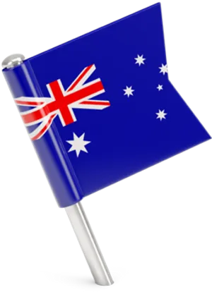 Australian Flag Desk Display PNG