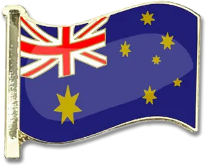 Australian Flag Waving Illustration PNG image