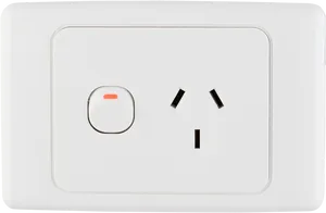 Australian Power Outletwith Switch PNG image