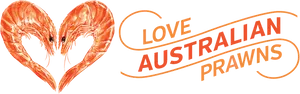 Australian Prawns Heart Logo PNG image