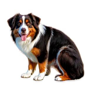 Australian Shepherd Family PNG 51