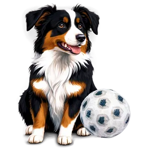 Australian Shepherd With Ball PNG 59 PNG